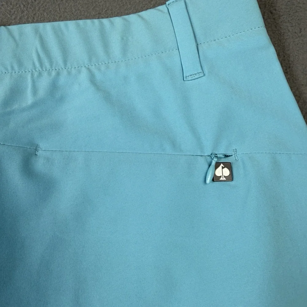 Pins and Aces Golf Shorts 34 Mens Blue 4 Way Stretch Athletic Performance - Picture 4 of 6